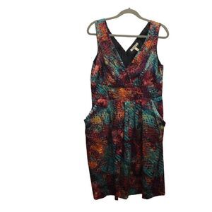 Vibrant Multicolor Sleeveless Dress